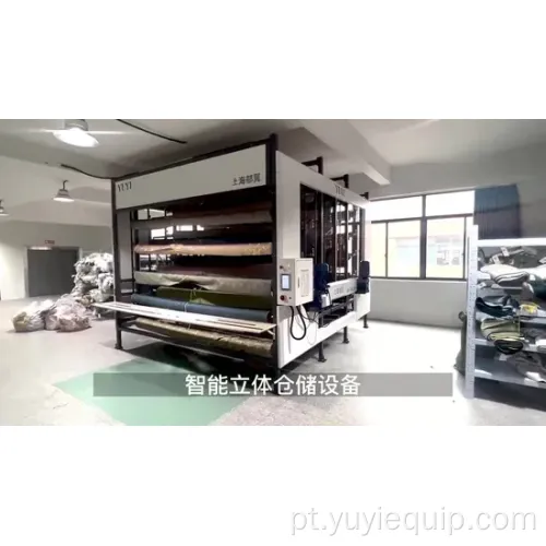 Máquina de corte e armazenamento de rolo de tecido pequeno direto da fábrica com busca automática